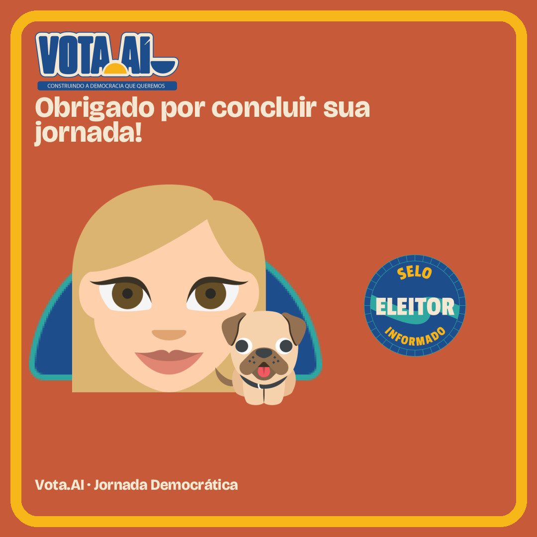 Resultado da Jornada Democrática no Vota.AI
