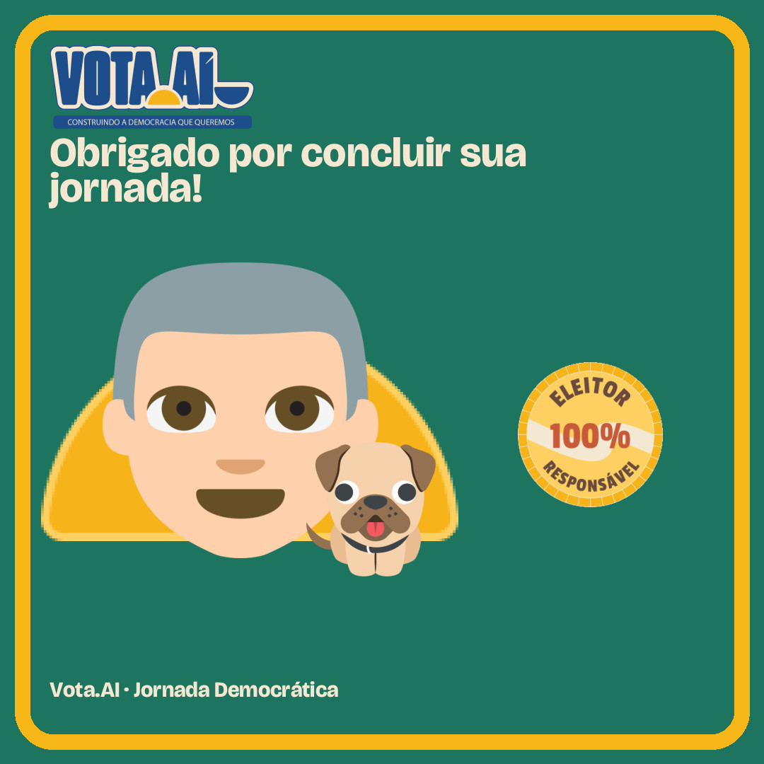 Resultado da Jornada Democrática no Vota.AI