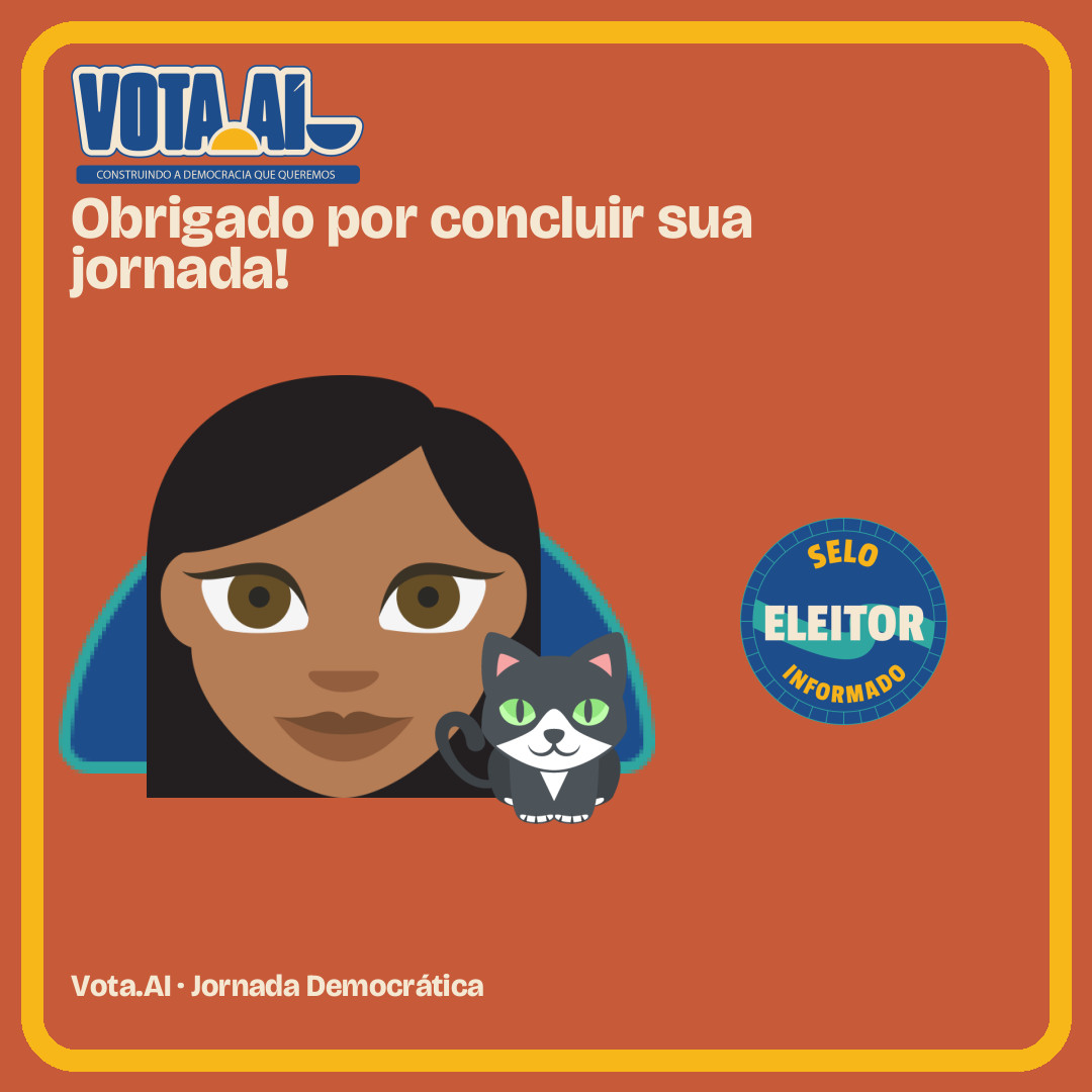 Resultado da Jornada Democrática no Vota.AI
