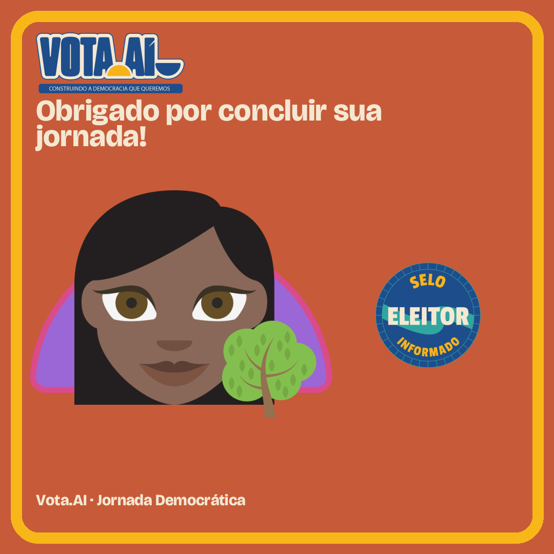 Resultado da Jornada Democrática no Vota.AI