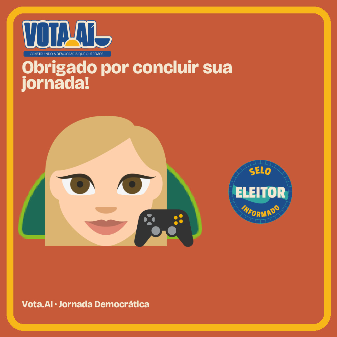 Resultado da Jornada Democrática no Vota.AI
