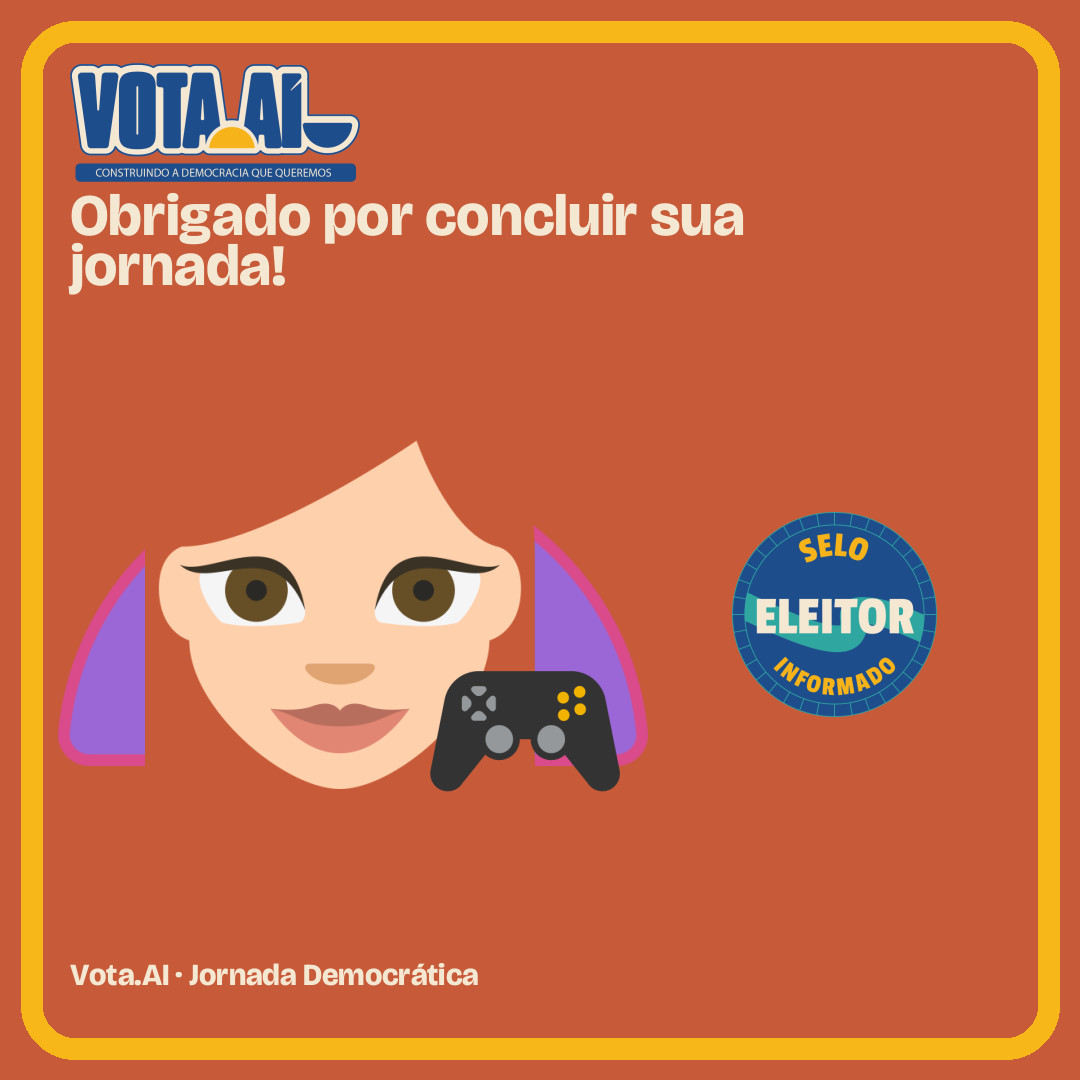 Resultado da Jornada Democrática no Vota.AI