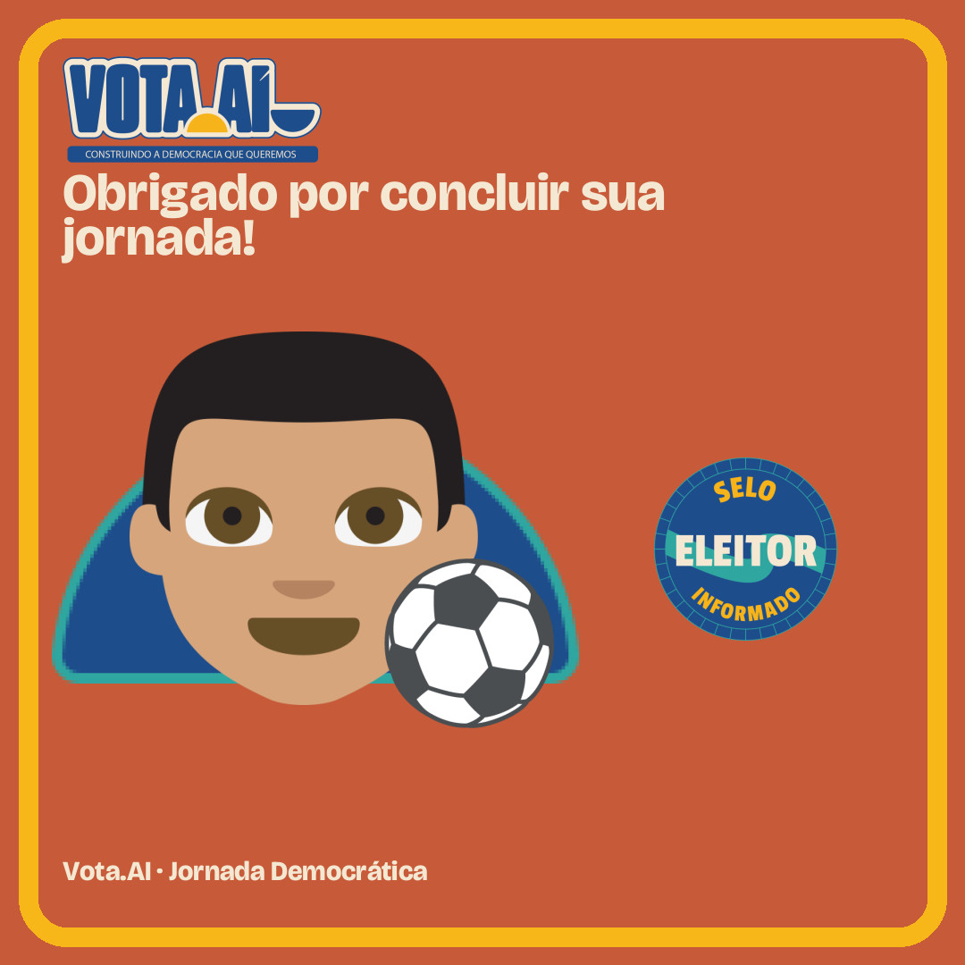Resultado da Jornada Democrática no Vota.AI