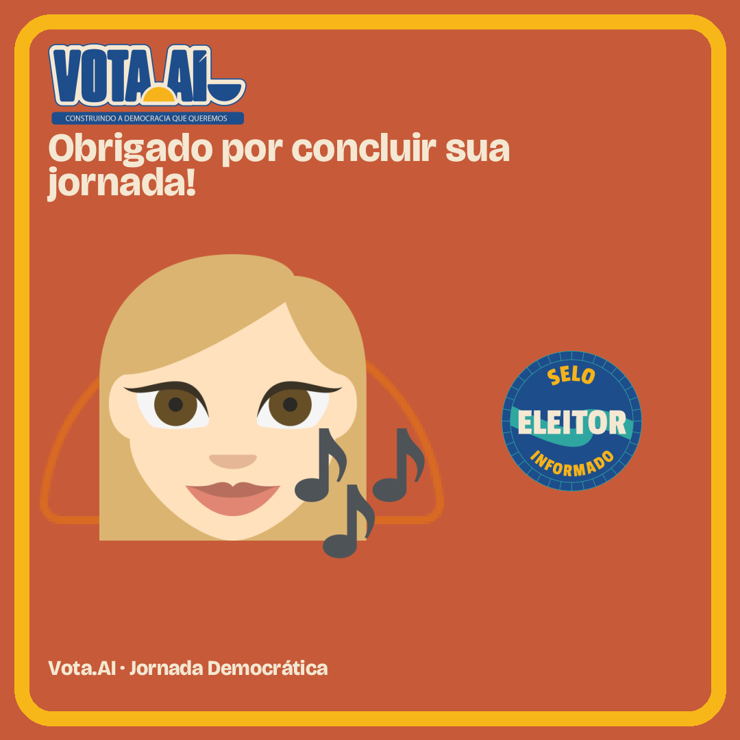 Resultado da Jornada Democrática no Vota.AI