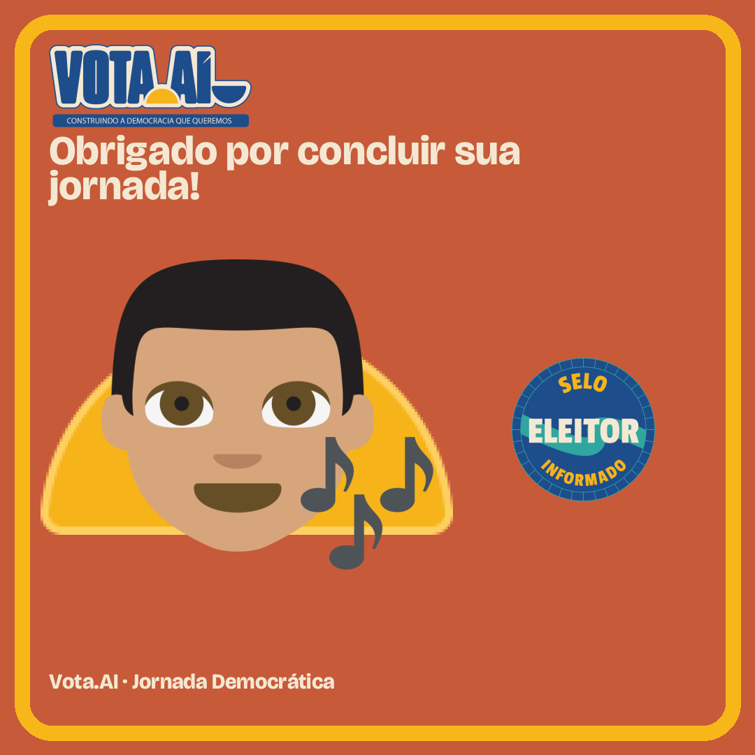 Resultado da Jornada Democrática no Vota.AI