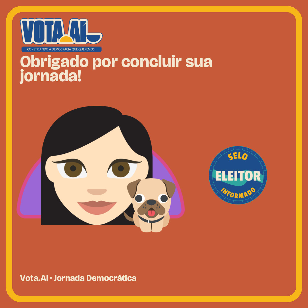Resultado da Jornada Democrática no Vota.AI