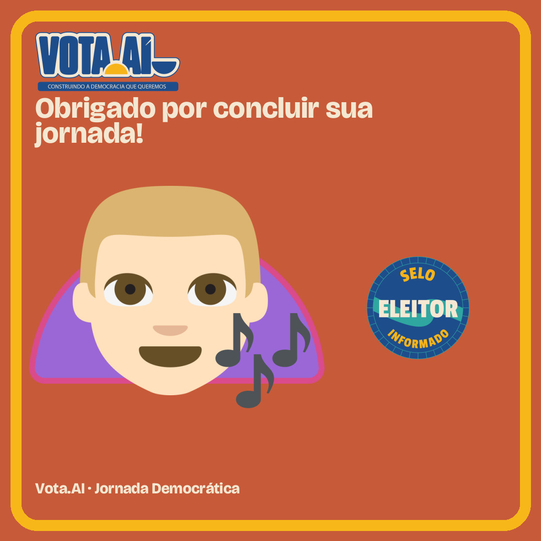Resultado da Jornada Democrática no Vota.AI