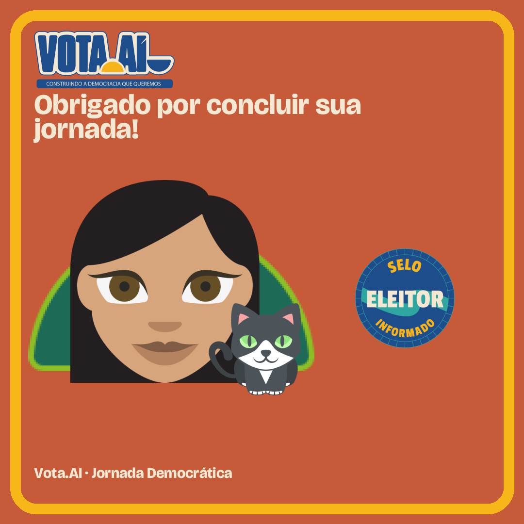 Resultado da Jornada Democrática no Vota.AI