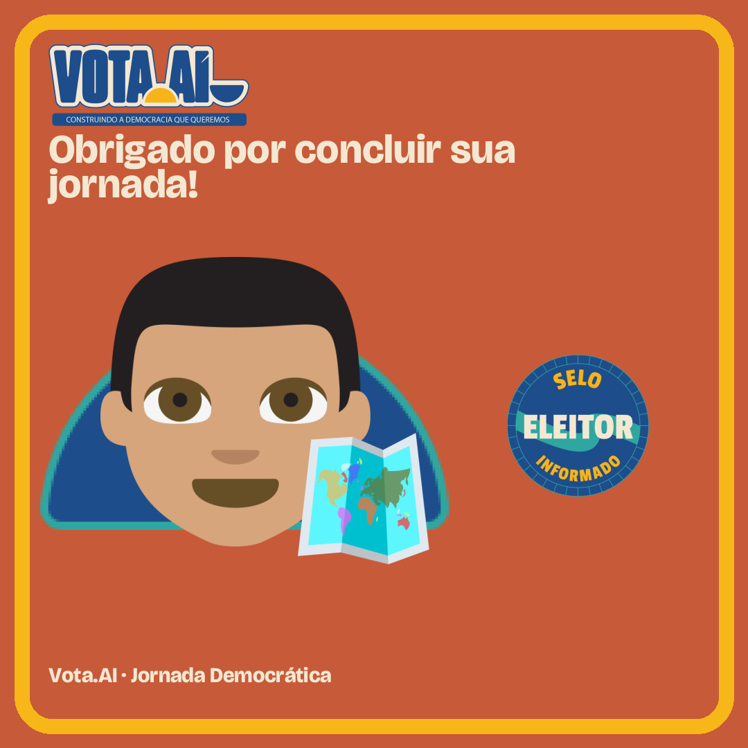 Resultado da Jornada Democrática no Vota.AI