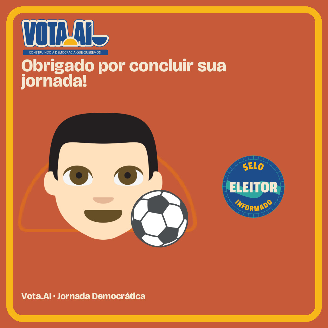 Resultado da Jornada Democrática no Vota.AI