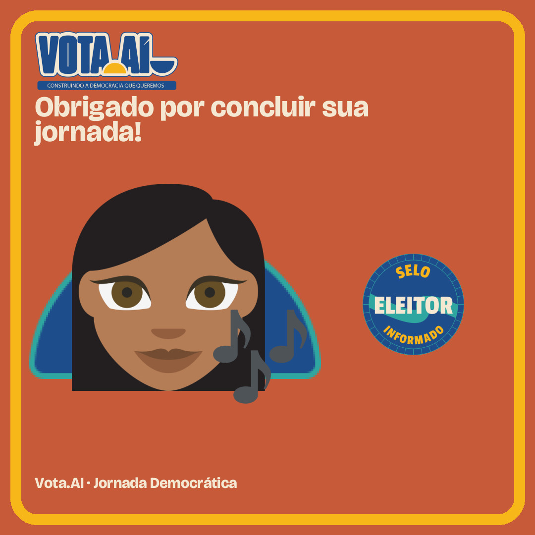 Resultado da Jornada Democrática no Vota.AI
