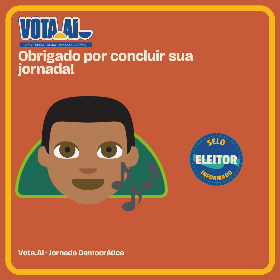 Resultado da Jornada Democrática no Vota.AI