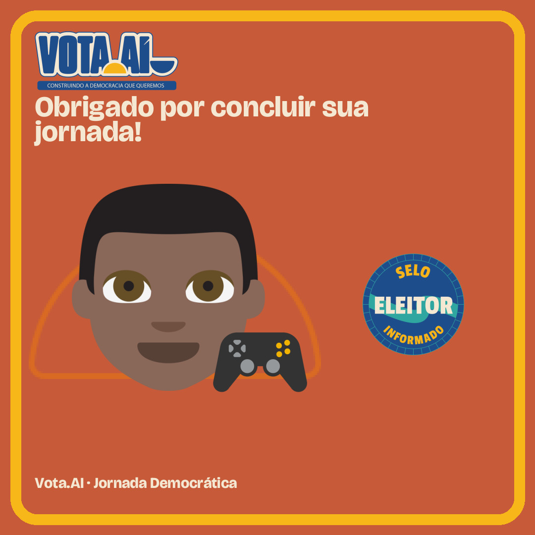 Resultado da Jornada Democrática no Vota.AI