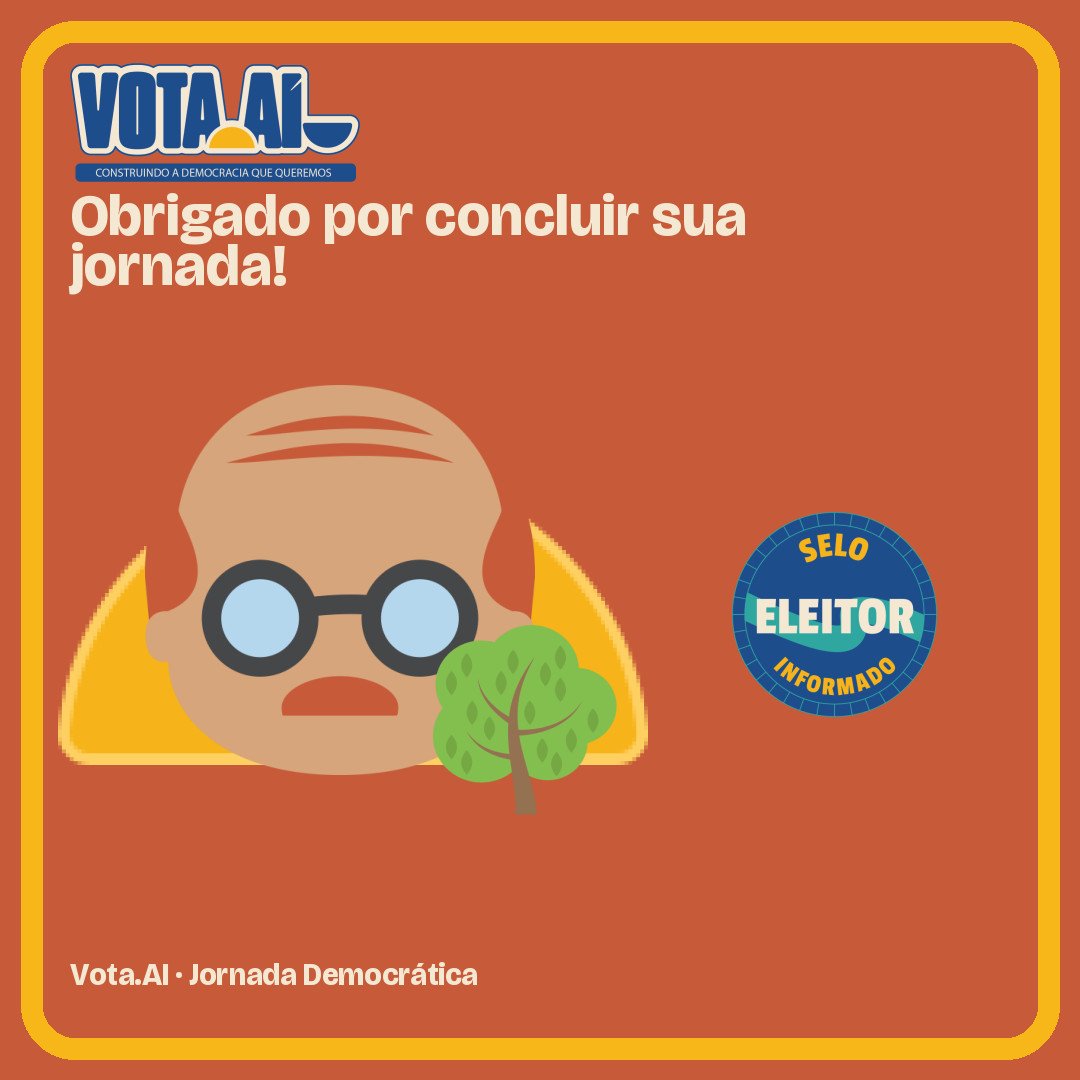 Resultado da Jornada Democrática no Vota.AI