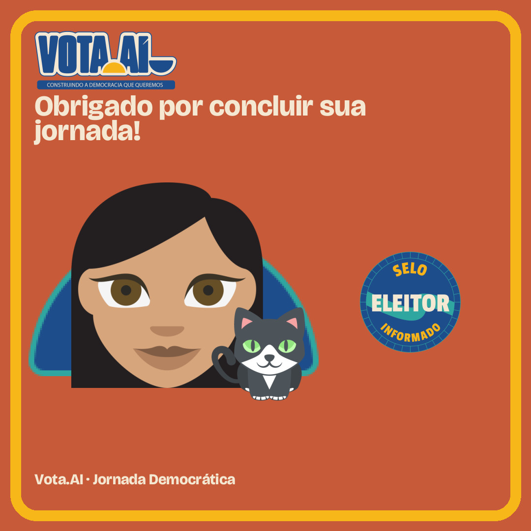 Resultado da Jornada Democrática no Vota.AI