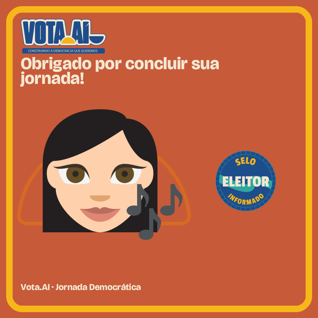 Resultado da Jornada Democrática no Vota.AI