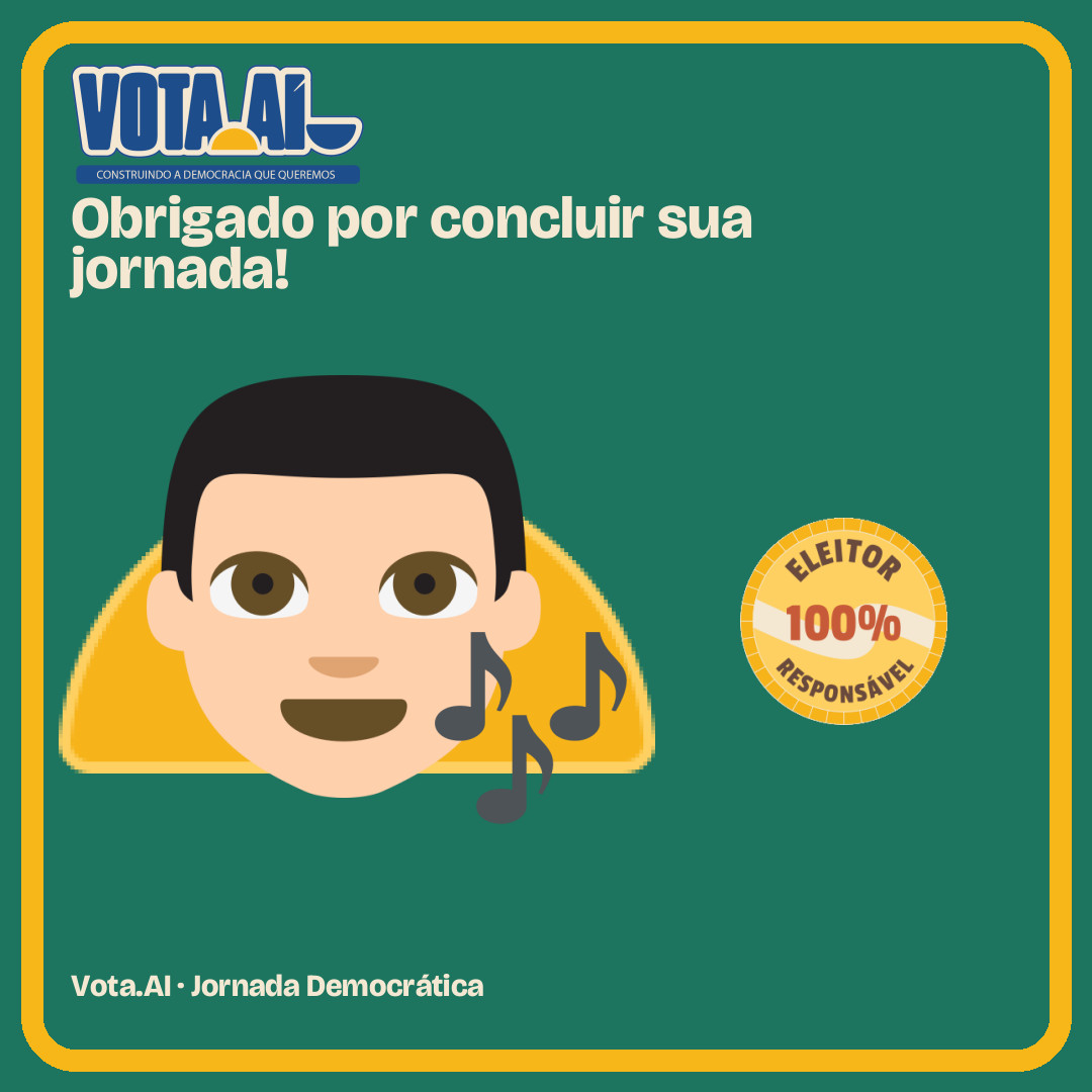 Resultado da Jornada Democrática no Vota.AI