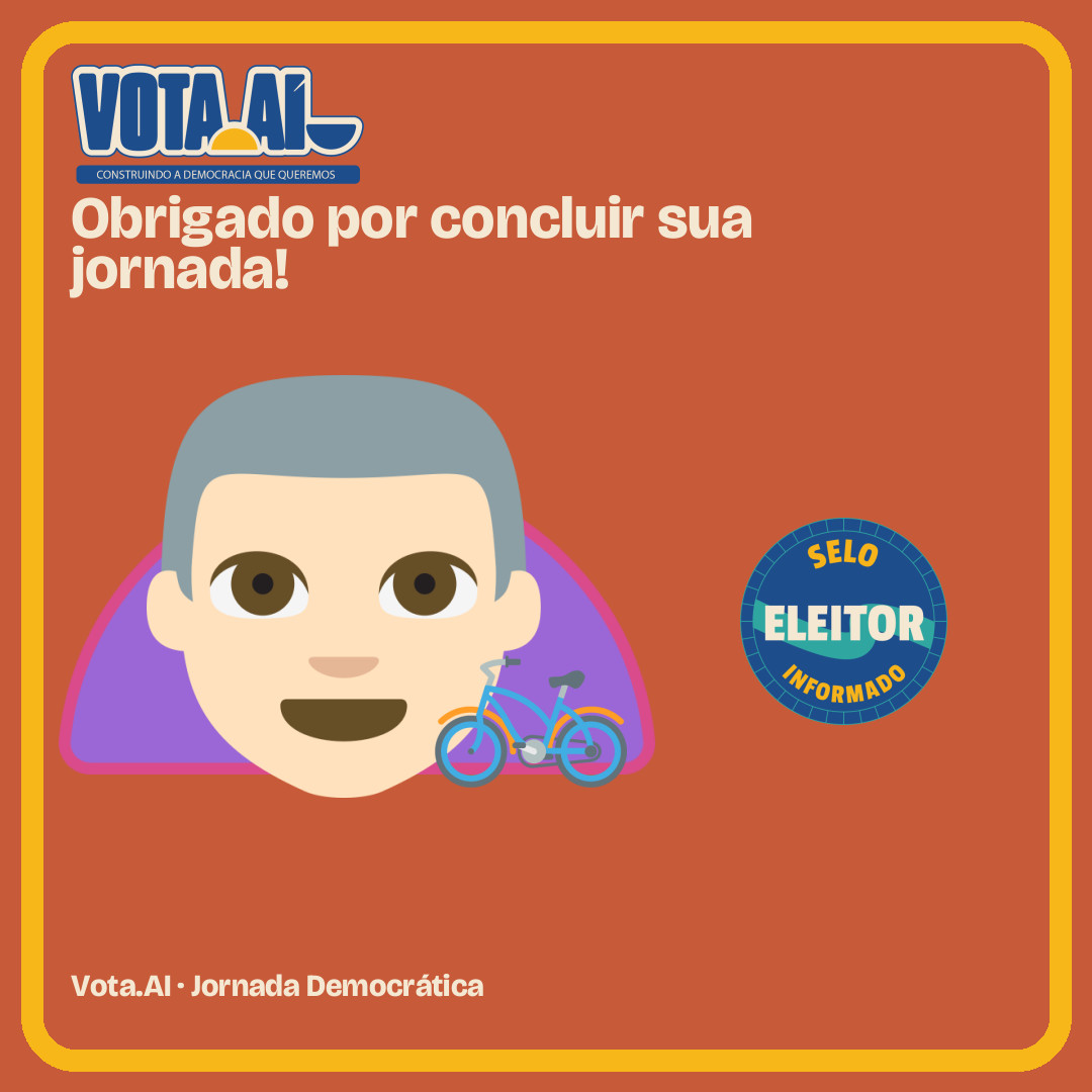 Resultado da Jornada Democrática no Vota.AI