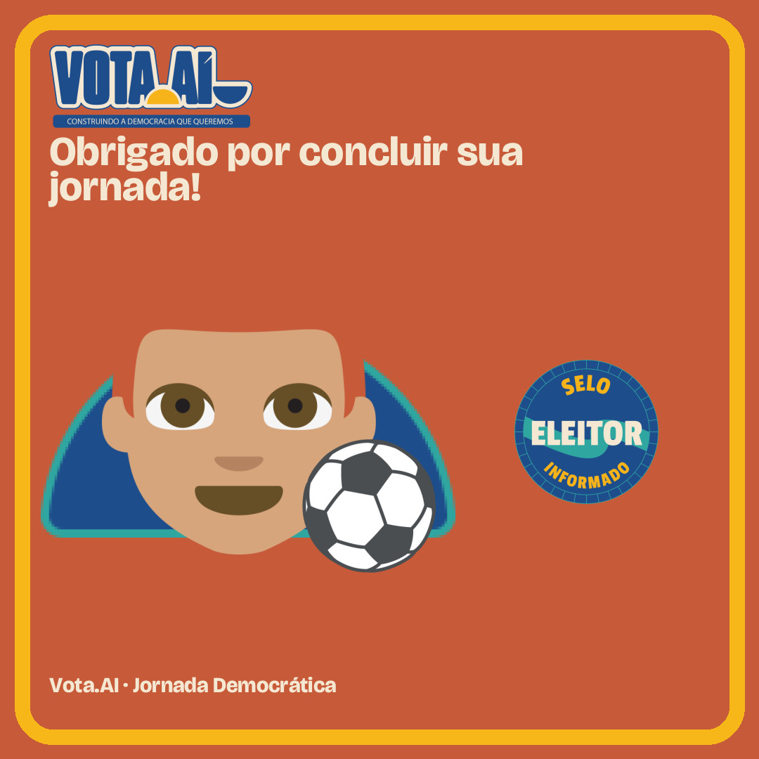 Resultado da Jornada Democrática no Vota.AI
