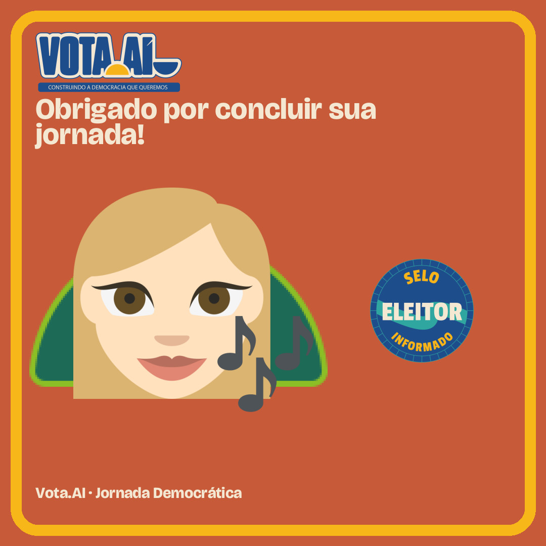 Resultado da Jornada Democrática no Vota.AI