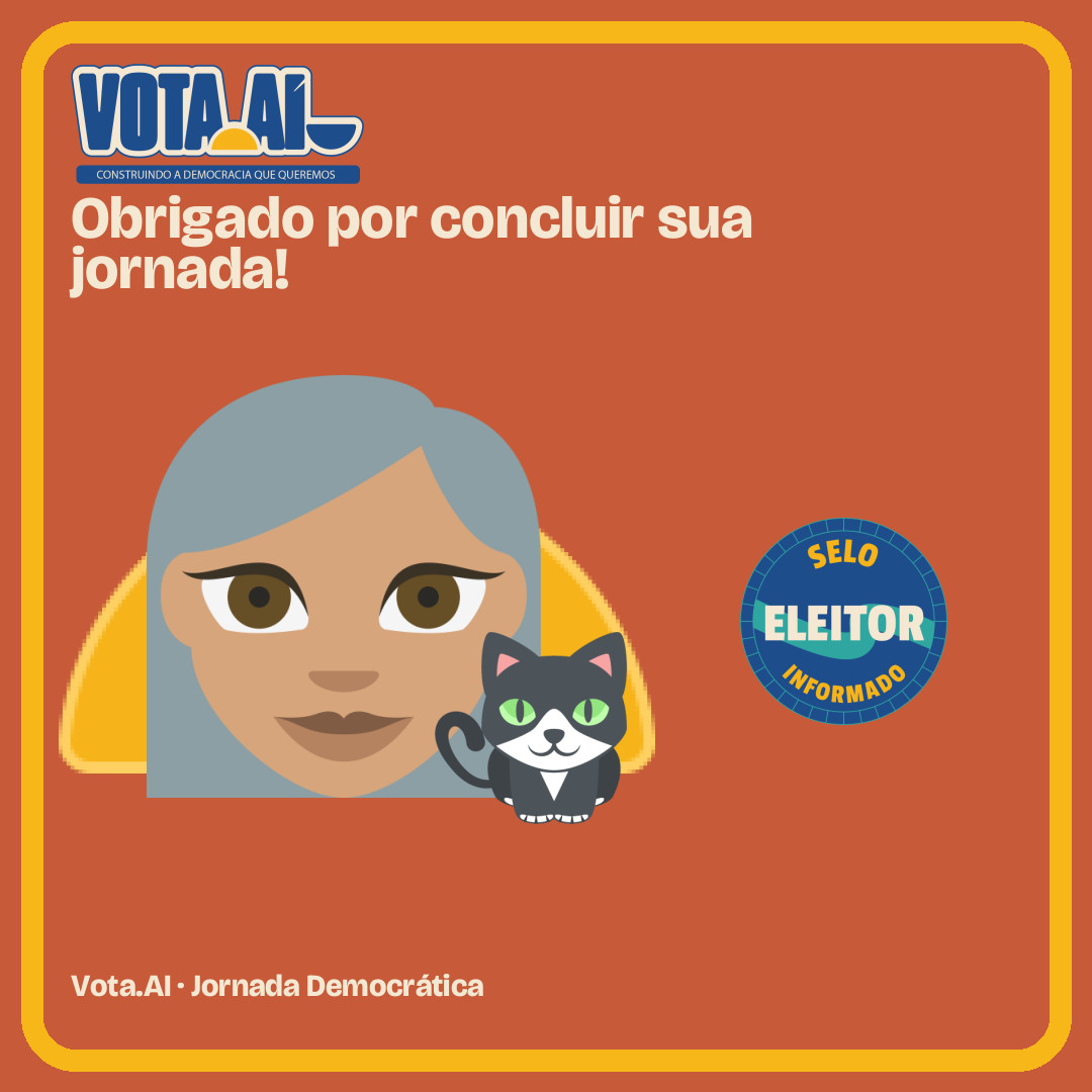 Resultado da Jornada Democrática no Vota.AI