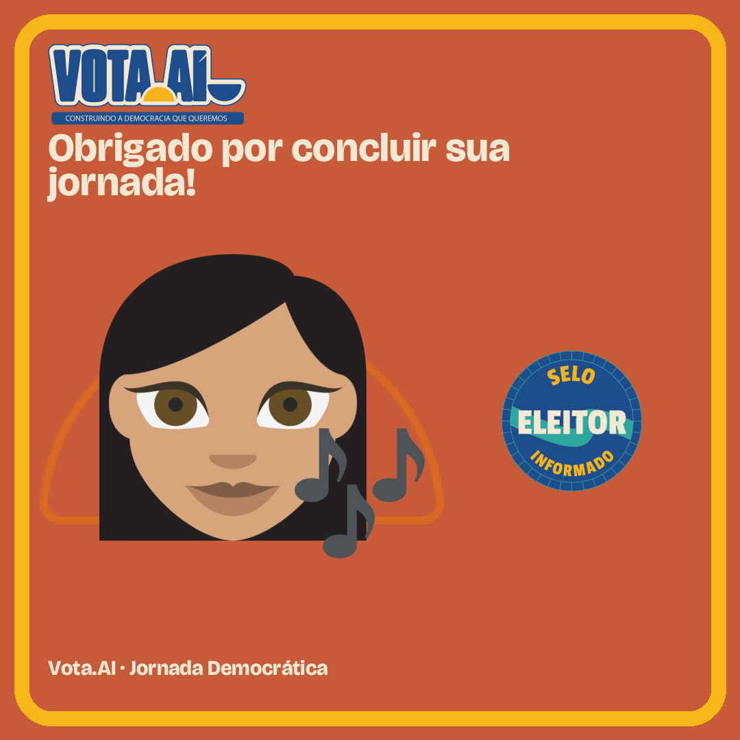 Resultado da Jornada Democrática no Vota.AI