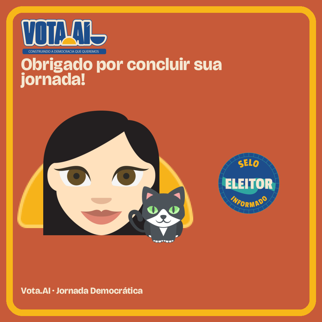Resultado da Jornada Democrática no Vota.AI
