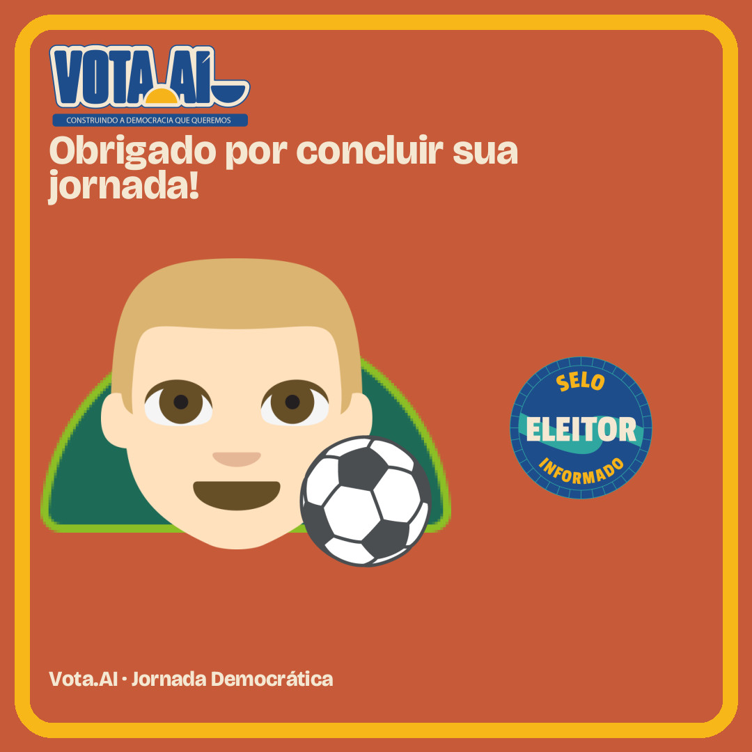 Resultado da Jornada Democrática no Vota.AI