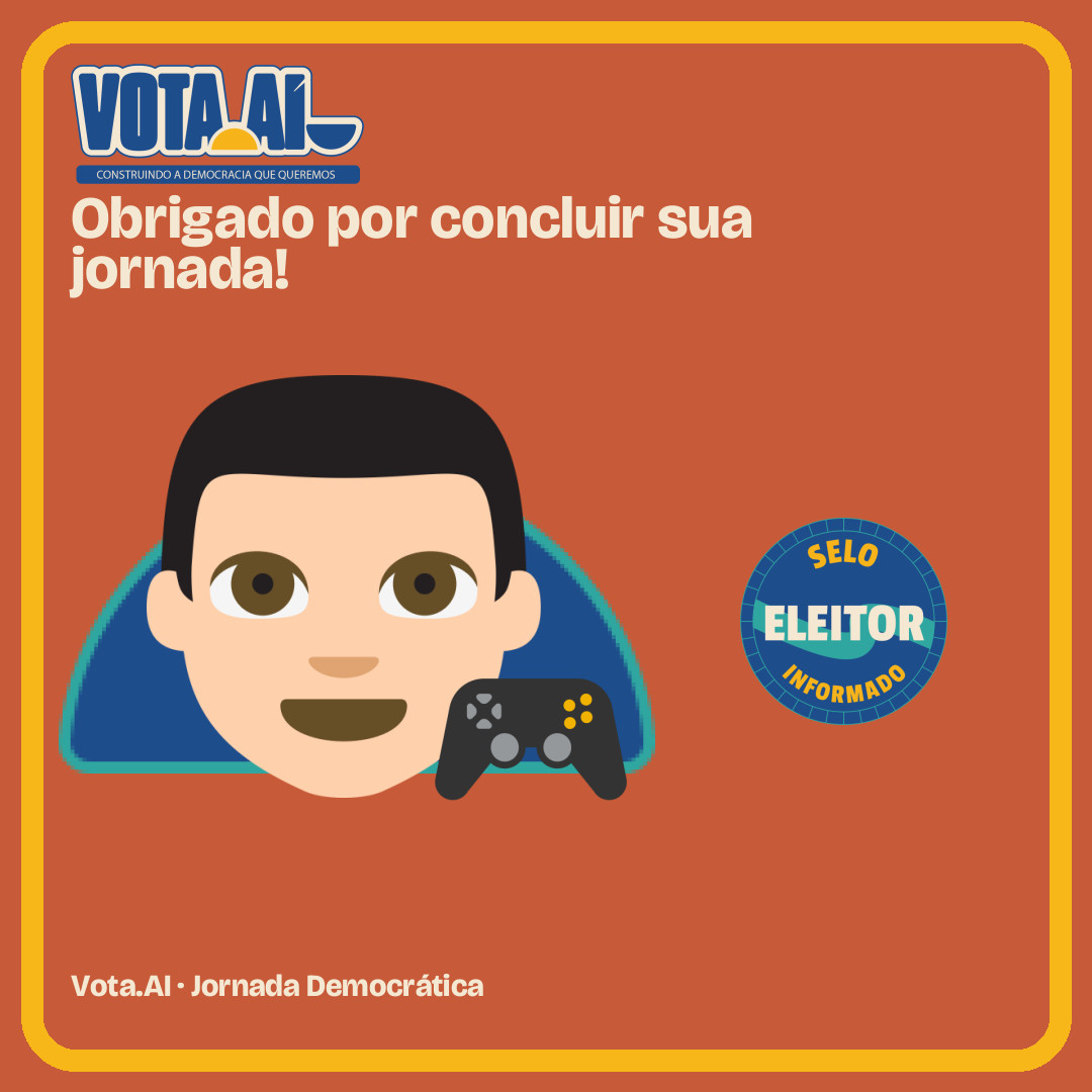 Resultado da Jornada Democrática no Vota.AI