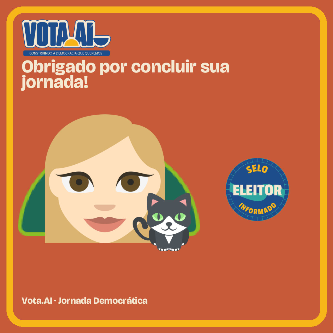 Resultado da Jornada Democrática no Vota.AI
