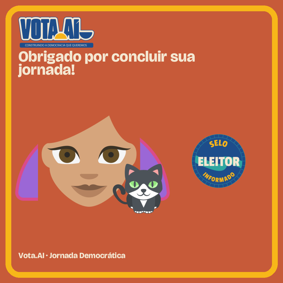 Resultado da Jornada Democrática no Vota.AI