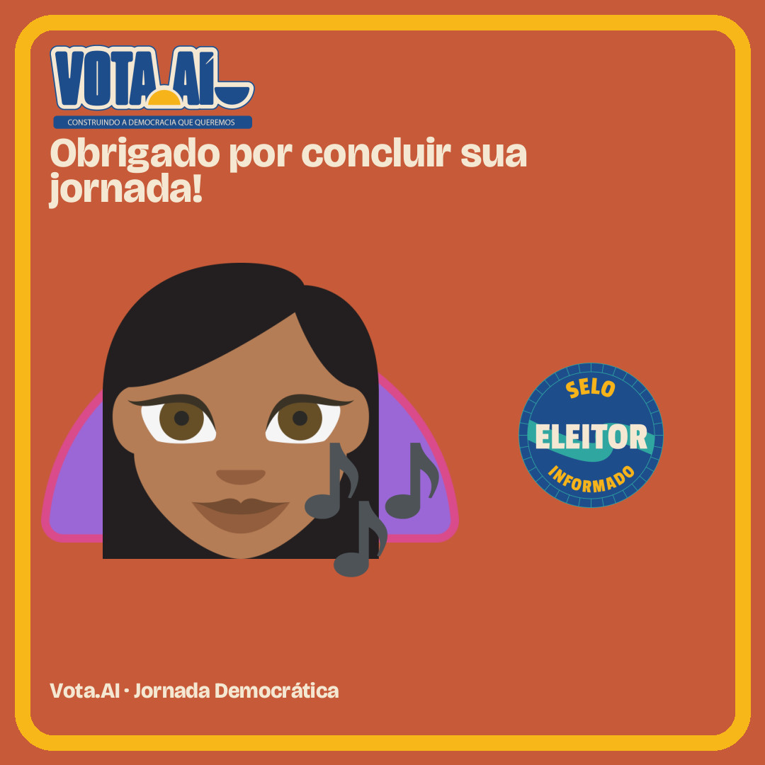 Resultado da Jornada Democrática no Vota.AI