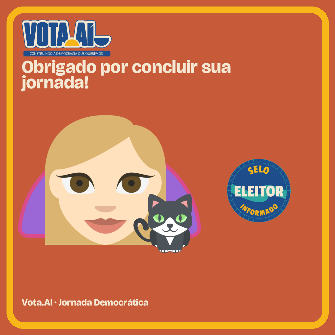 Resultado da Jornada Democrática no Vota.AI