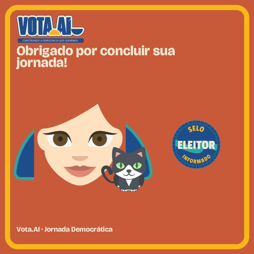 Resultado da Jornada Democrática no Vota.AI
