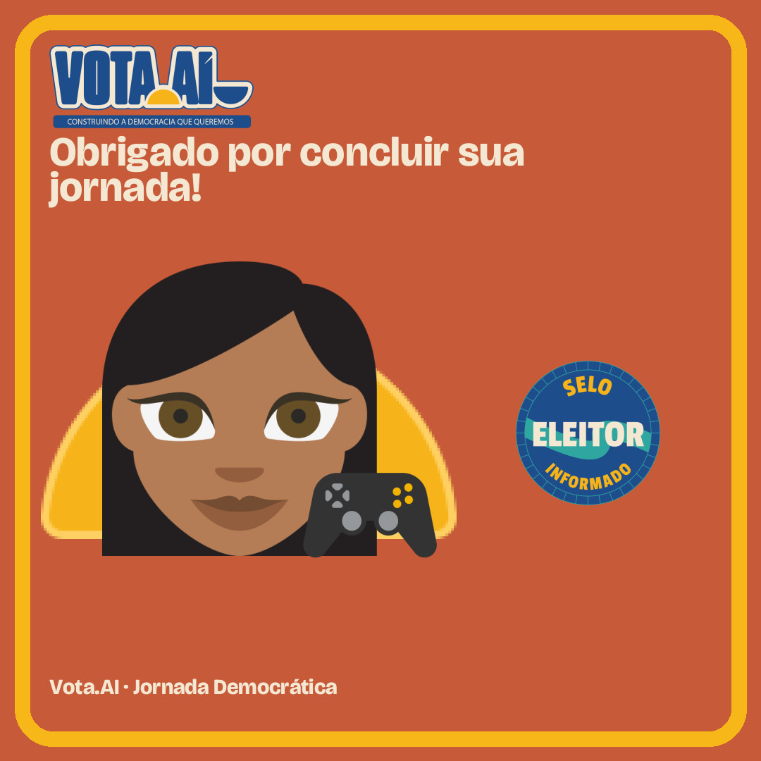 Resultado da Jornada Democrática no Vota.AI