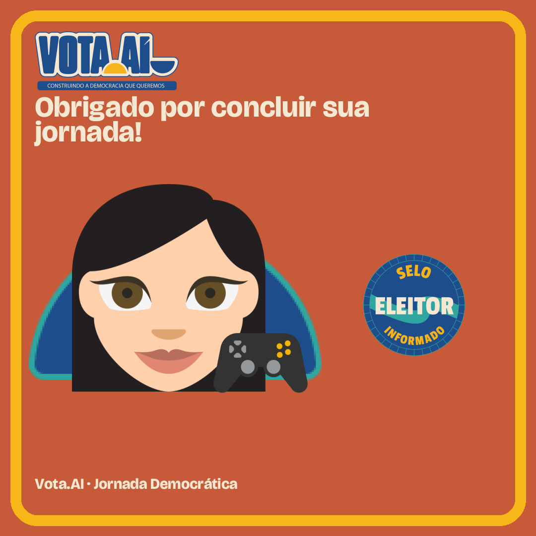 Resultado da Jornada Democrática no Vota.AI