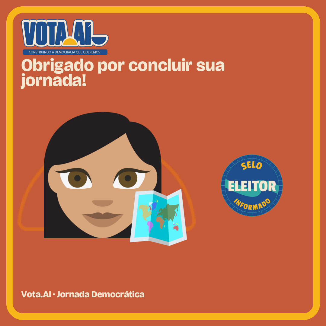 Resultado da Jornada Democrática no Vota.AI