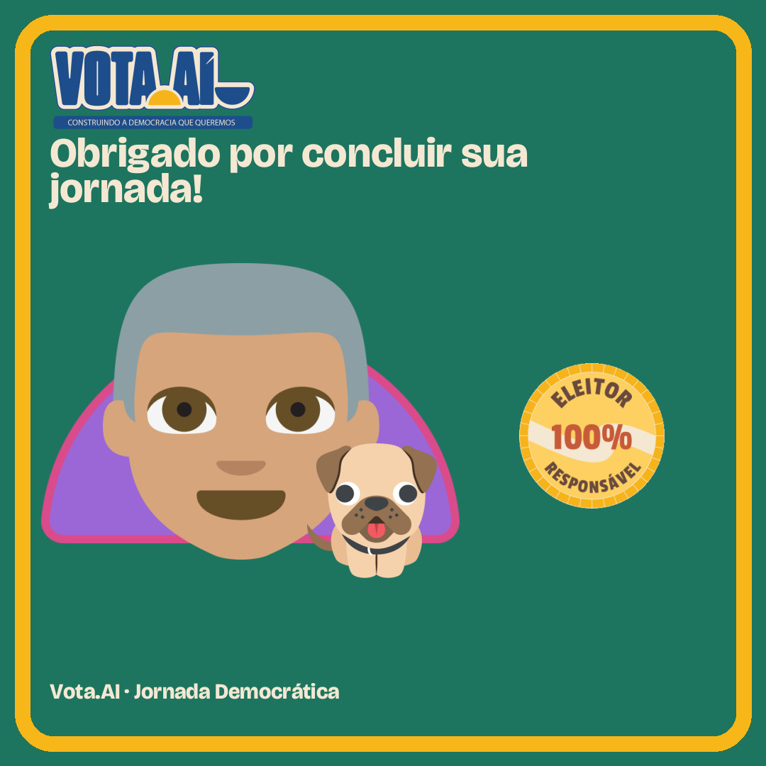 Resultado da Jornada Democrática no Vota.AI