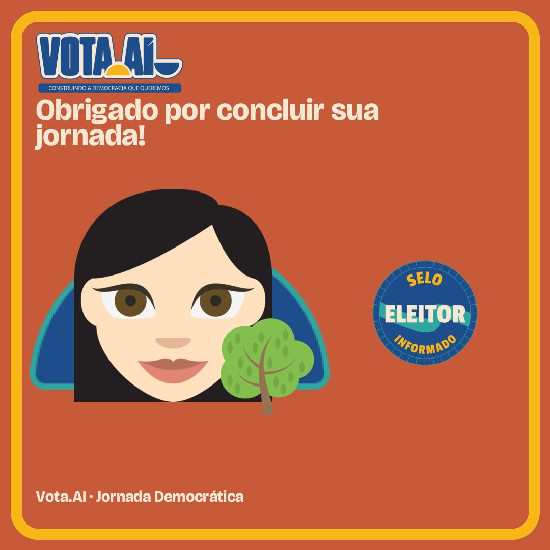 Resultado da Jornada Democrática no Vota.AI