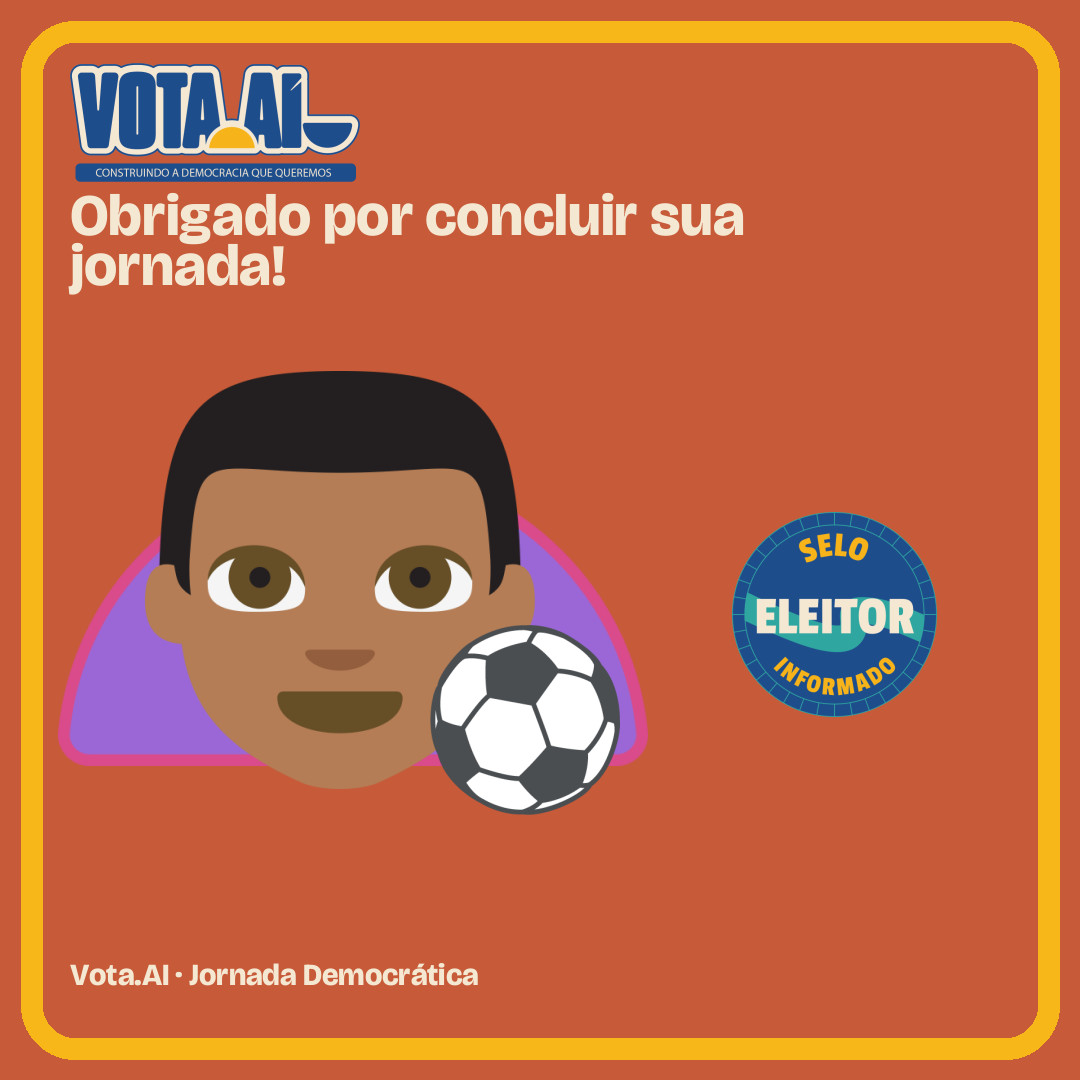 Resultado da Jornada Democrática no Vota.AI