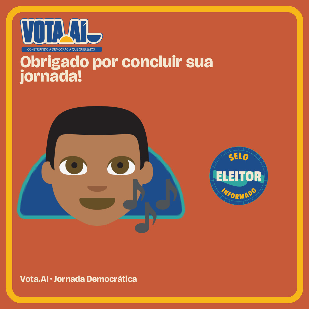Resultado da Jornada Democrática no Vota.AI