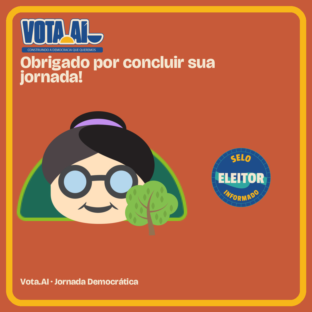 Resultado da Jornada Democrática no Vota.AI