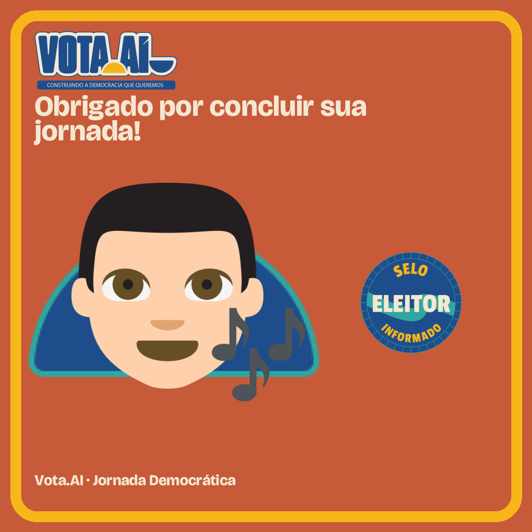 Resultado da Jornada Democrática no Vota.AI
