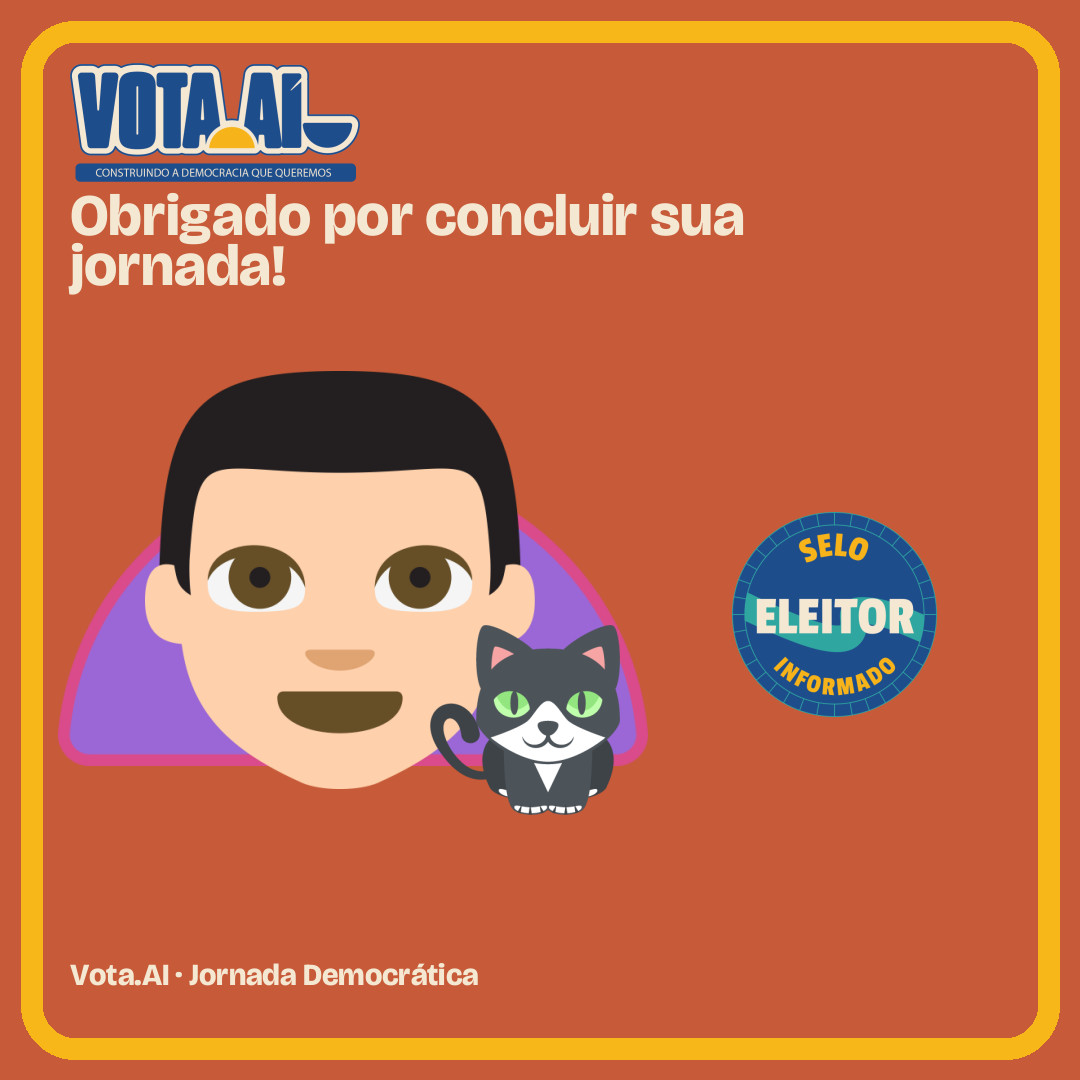 Resultado da Jornada Democrática no Vota.AI