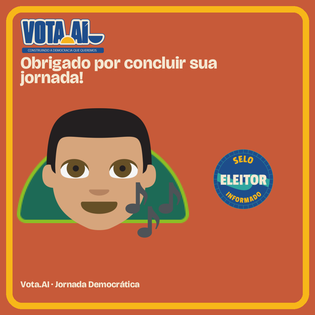 Resultado da Jornada Democrática no Vota.AI