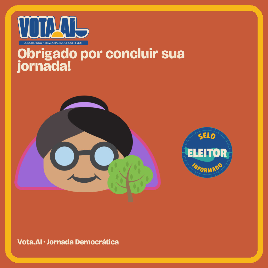 Resultado da Jornada Democrática no Vota.AI