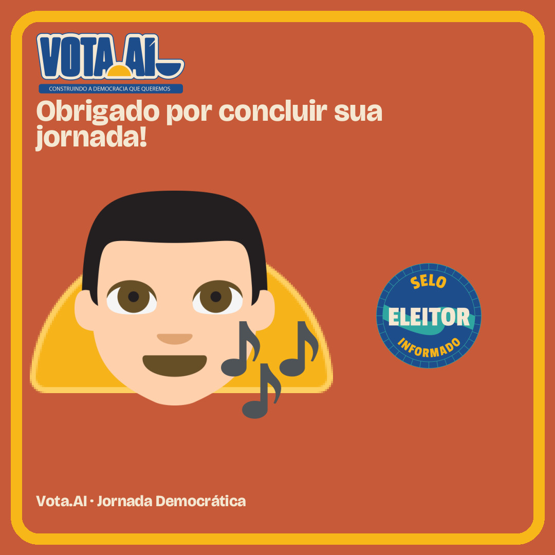 Resultado da Jornada Democrática no Vota.AI