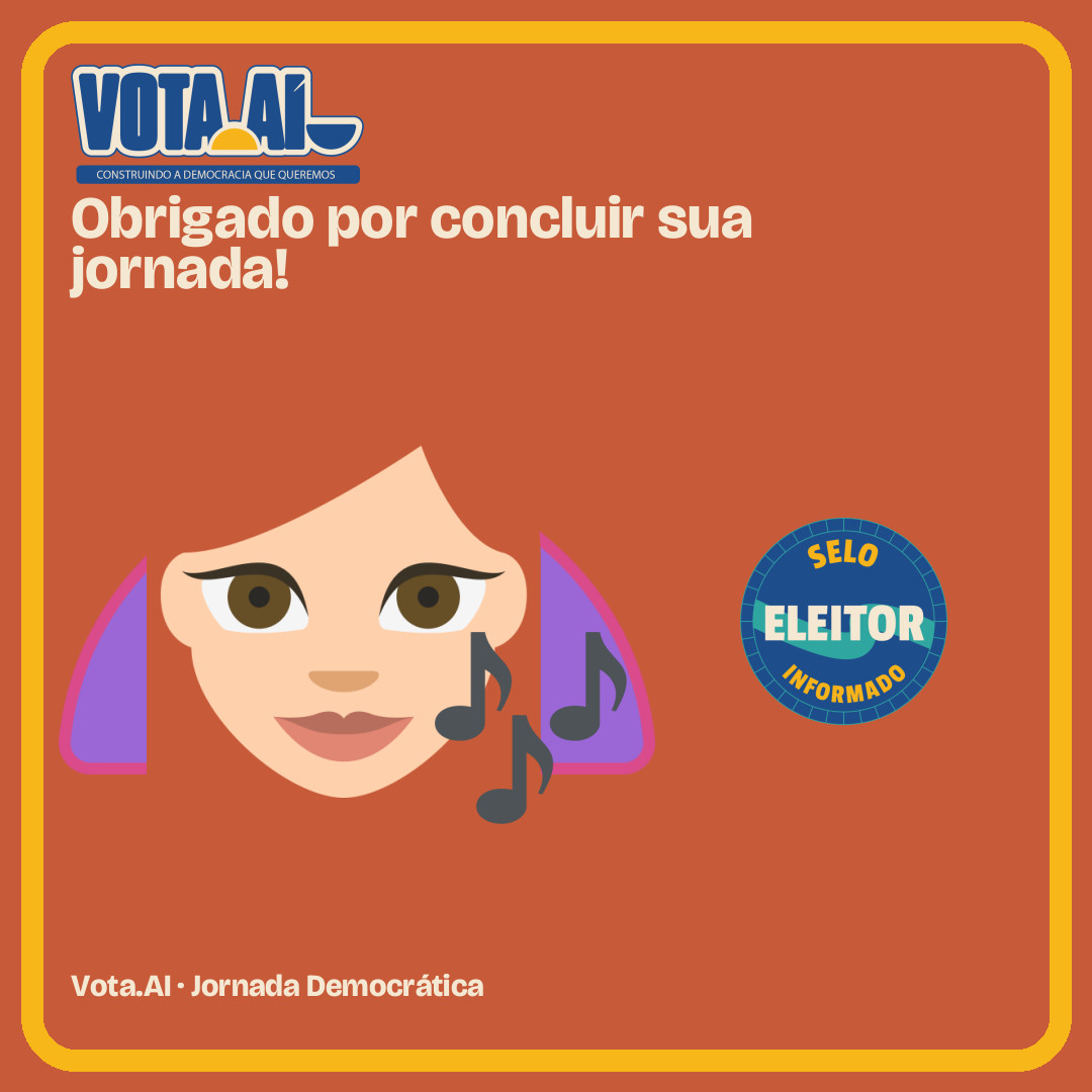 Resultado da Jornada Democrática no Vota.AI