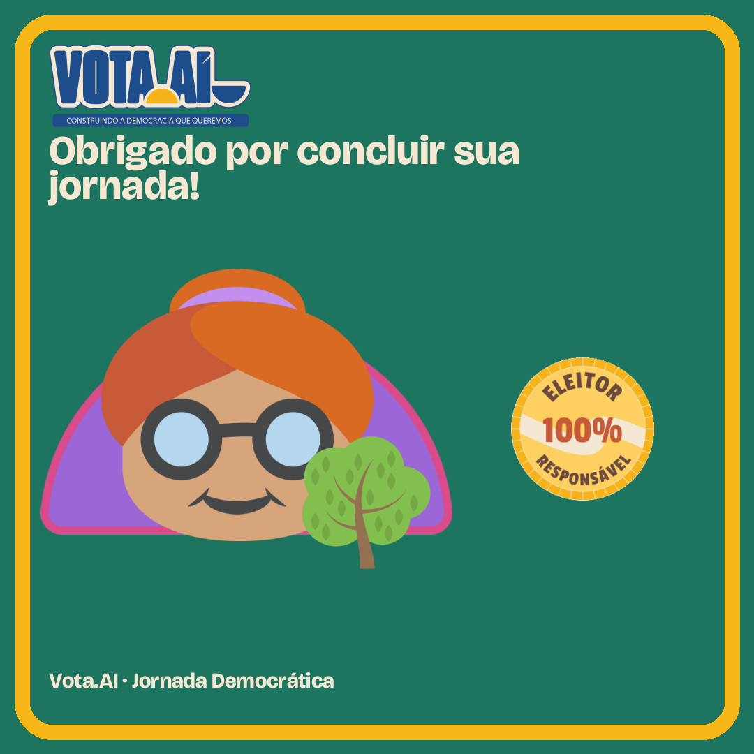 Resultado da Jornada Democrática no Vota.AI