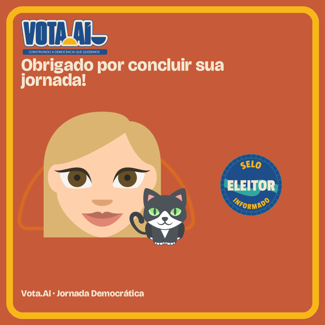 Resultado da Jornada Democrática no Vota.AI